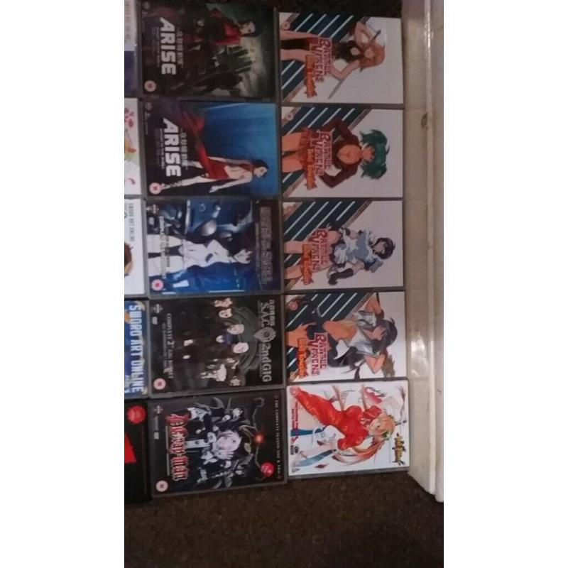 Huge Anime Dvds Bundle