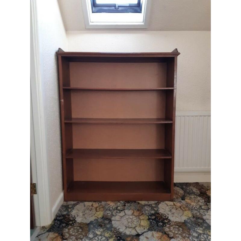 Wooden bookcase