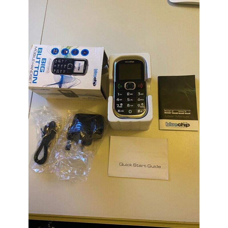 New Blue Chip Big Button Phone
