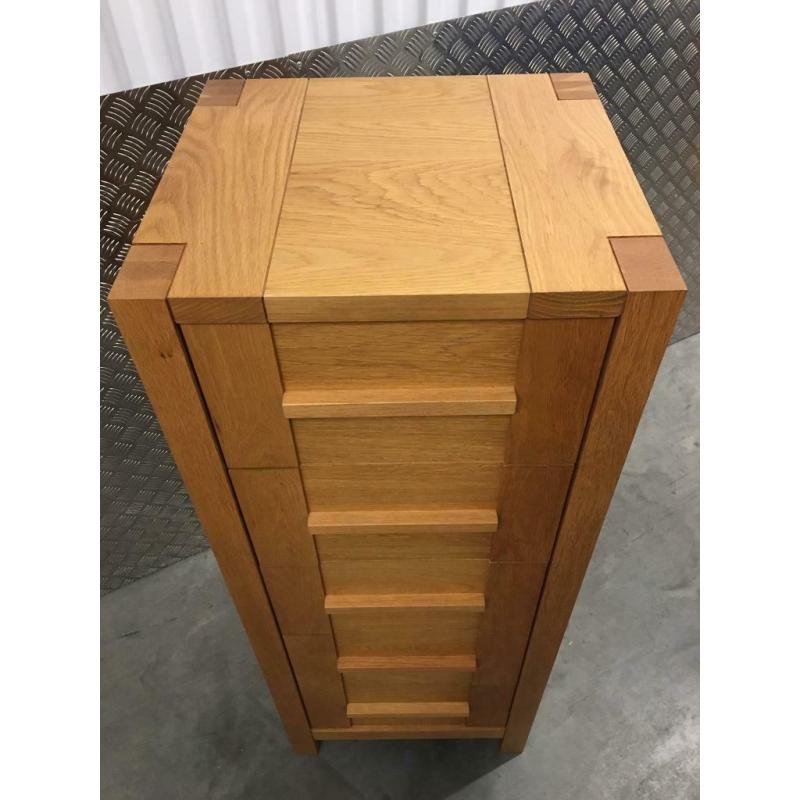 T1 Marks & Spencer Sonoma Oak Tallboy Chest Of Drawers Laura Ashley John Lewis habitat Kitchen loaf