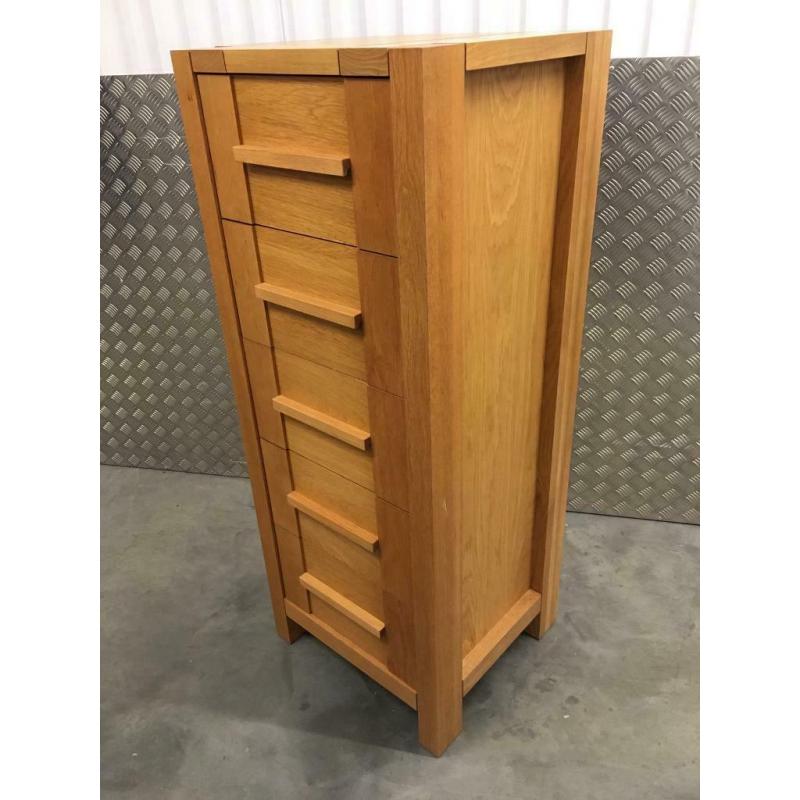 T1 Marks & Spencer Sonoma Oak Tallboy Chest Of Drawers Laura Ashley John Lewis habitat Kitchen loaf