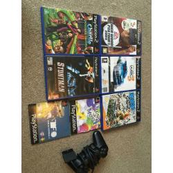 Karaoke bundle - PS2 with 11 sing star games
