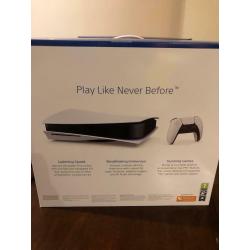 PS5 Playstation 5 Disc Edition New + 12 month Guarantee