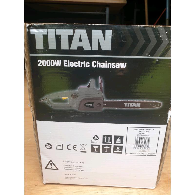 Titan 2000w electric chainsaw