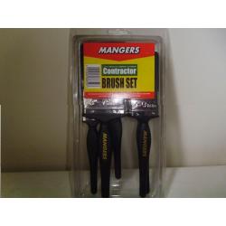 PACK OF 5 NEW PAINTBRUSHES BY MANGERS.