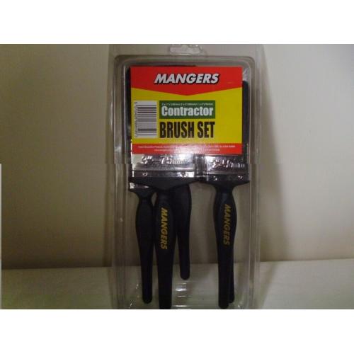 PACK OF 5 NEW PAINTBRUSHES BY MANGERS.