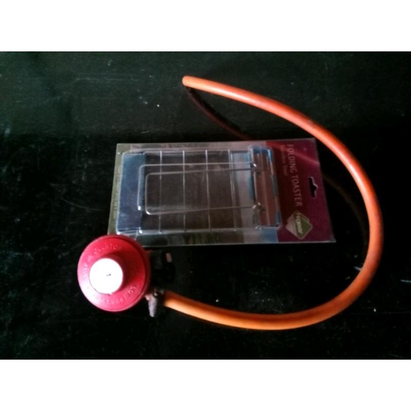 Gas bottle regulator & camping gear