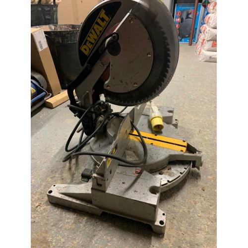 Dewalt mitre saw DW705 110v 305mm