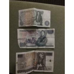 Now Sold)Rare collectable ?1 ?5 ?10 notes