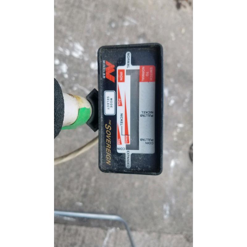 Minelab sovereign metal detector