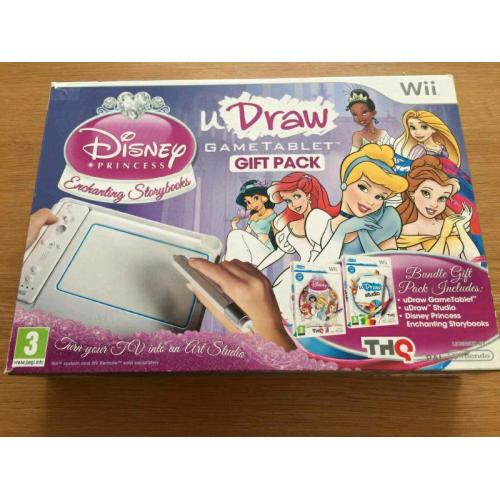 U Draw Game Tablet Gift Pack - Disney Princess & Drawing Studio (Wii)