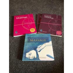 Massage books, bits and bobs
