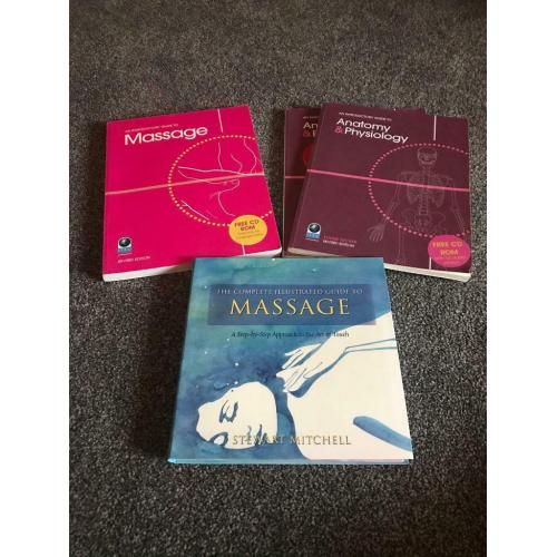 Massage books, bits and bobs