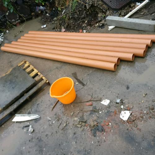 110mm brown (underground) sewer pipe - Brand new