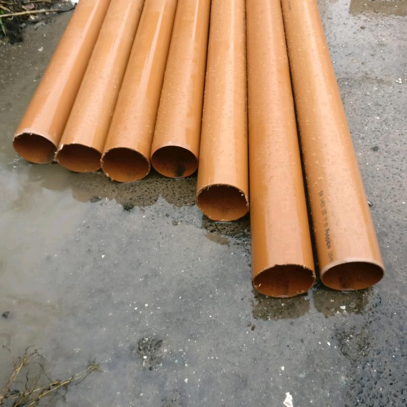 110mm brown (underground) sewer pipe - Brand new