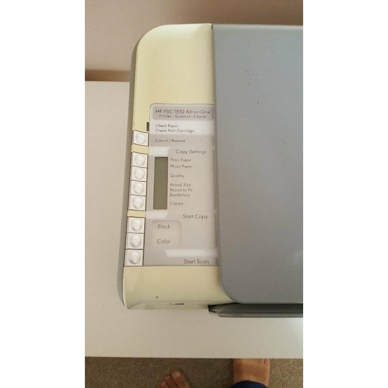 HP PSC 1510 All-In-One Inkjet Printer Scanner Copier