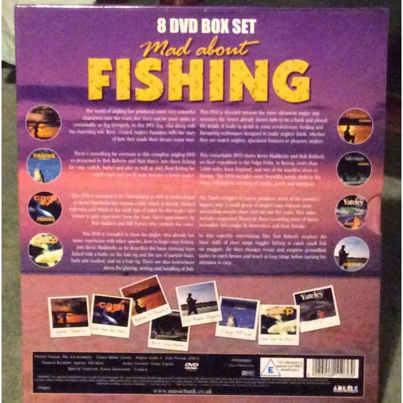 Mad about Fishing, 8 dvd box set