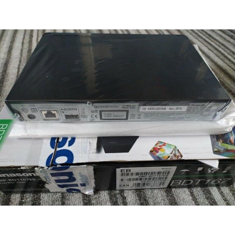 Panasonic BDT167EB Smart 3D Blu-ray & DVD Player - Black