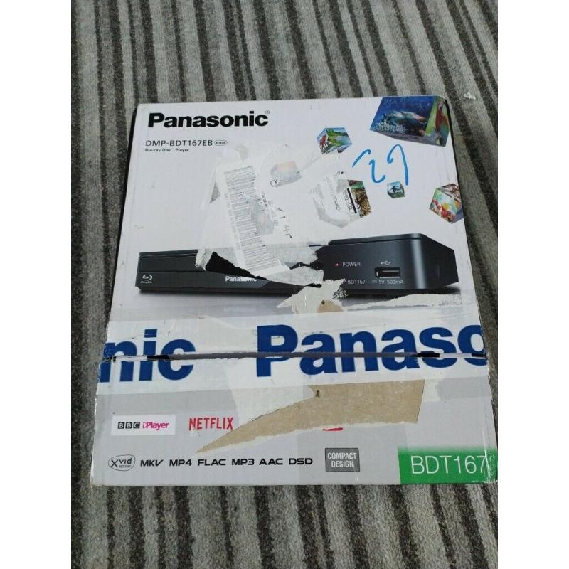 Panasonic BDT167EB Smart 3D Blu-ray & DVD Player - Black