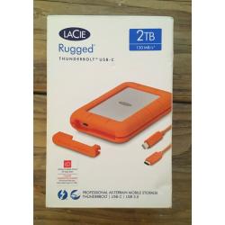 LaCie Rugged 2TB - Thunderbolt USB-C