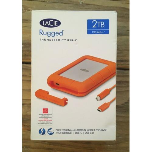 LaCie Rugged 2TB - Thunderbolt USB-C