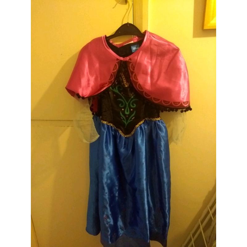Disney Frozen Anna fancy dress costume age 7-8