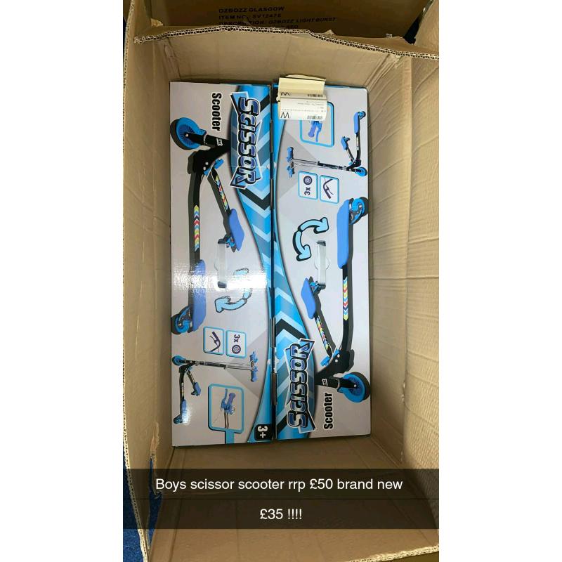 Brand new kids scooter all below rrp