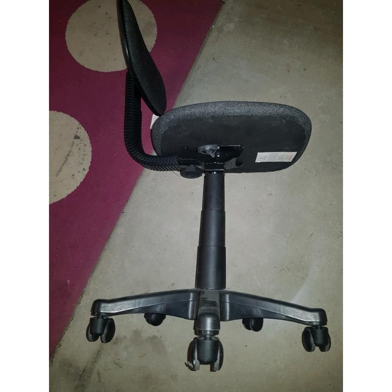 Typist chair, good condition,Dark Grey