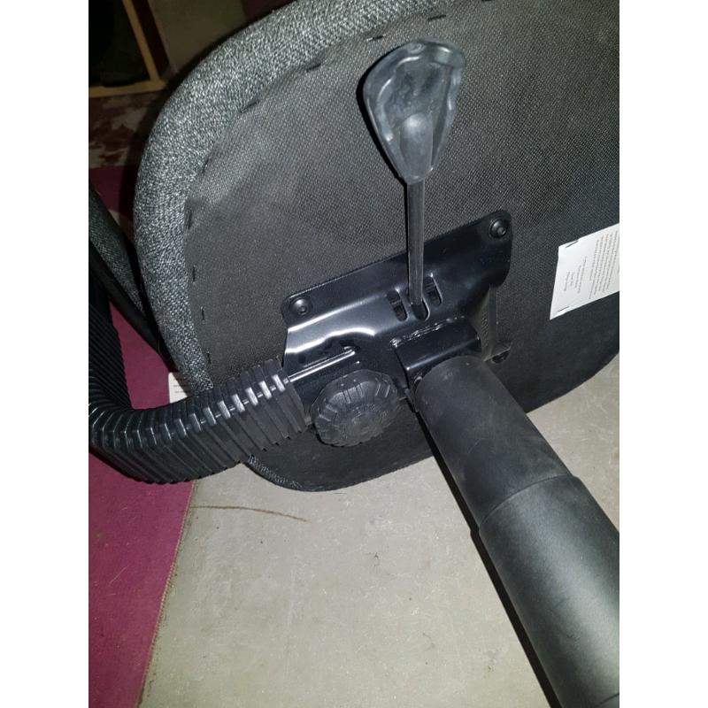Typist chair, good condition,Dark Grey