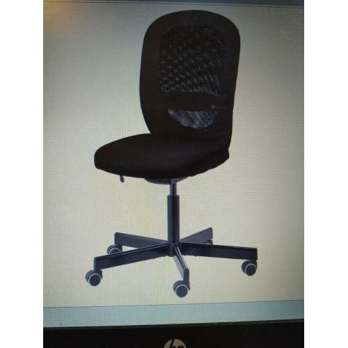 IKEA USED FLINTON Mesh Office Chair - VISSLE Black