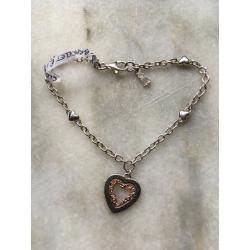 Clogau Welsh Rose Gold and Sterling Silver Tree of Life Heart Bracelet with original Clogau Box