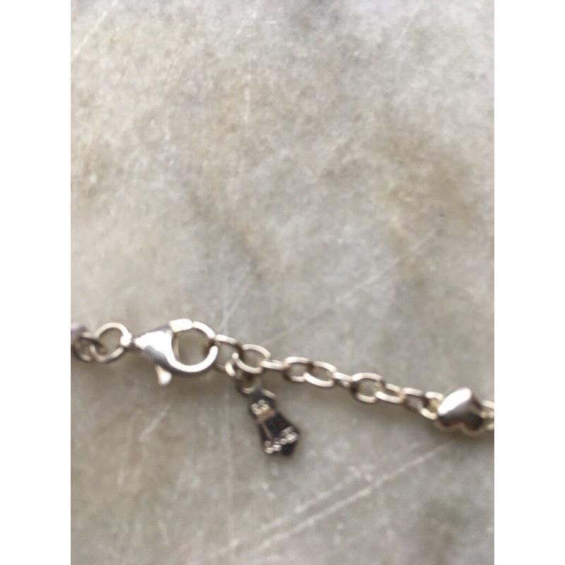 Clogau Welsh Rose Gold and Sterling Silver Tree of Life Heart Bracelet with original Clogau Box
