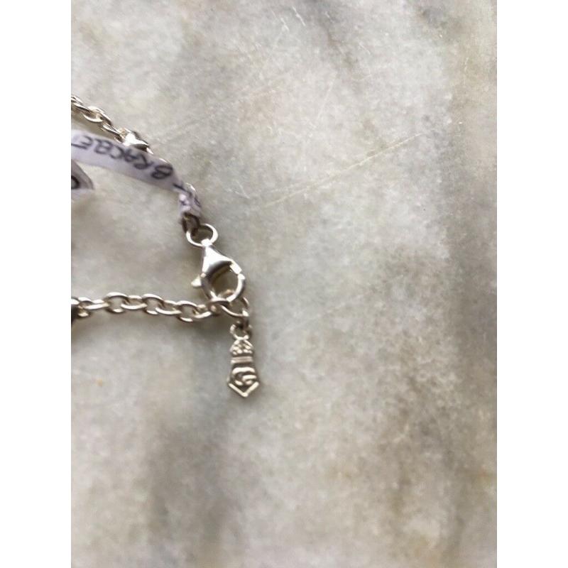 Clogau Welsh Rose Gold and Sterling Silver Tree of Life Heart Bracelet with original Clogau Box