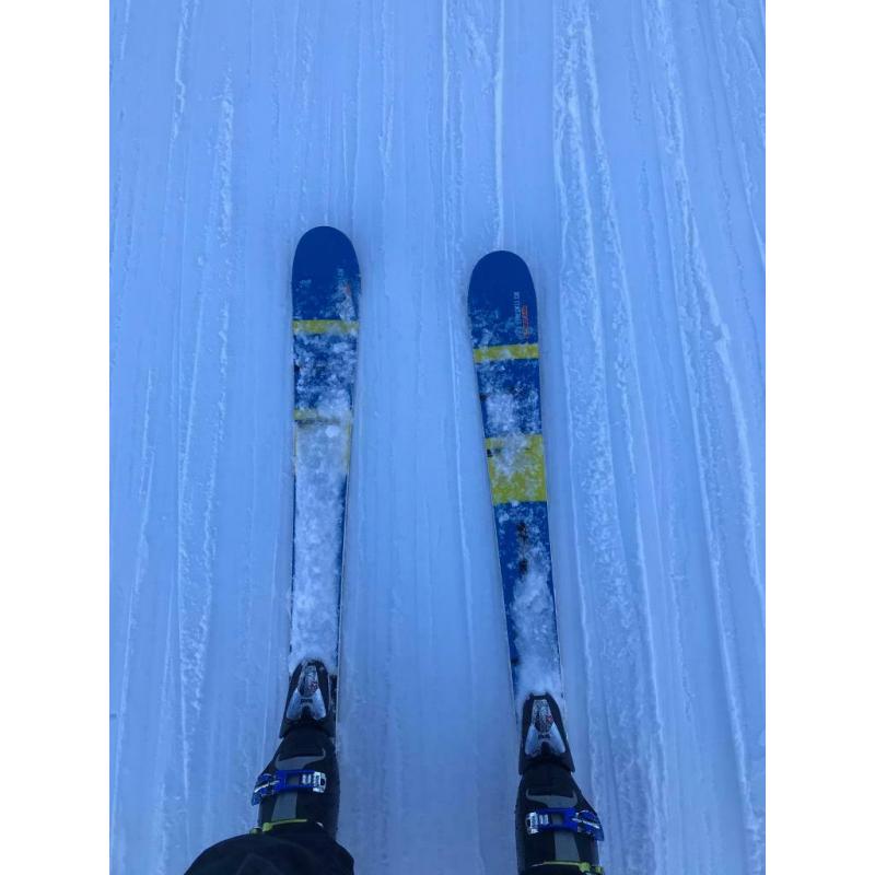 Stockli 179cm skiis and poles men?s rotor carvers