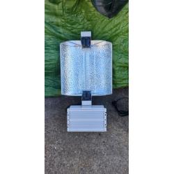 Hydroponics 1000w DE Full Fixture with Adjustable Reflector