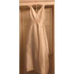 Jenny Packham wedding dress size 10-12, pearl edged veil and pearl headband