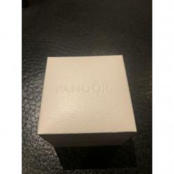 Pandora pink pave clip & heart charm (x3)