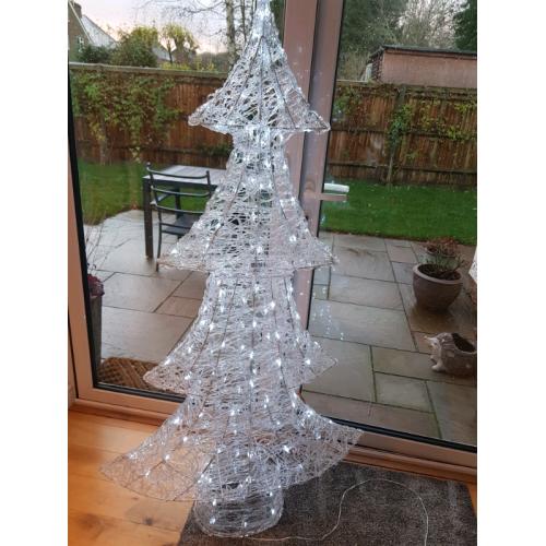 Christmas tree with lights