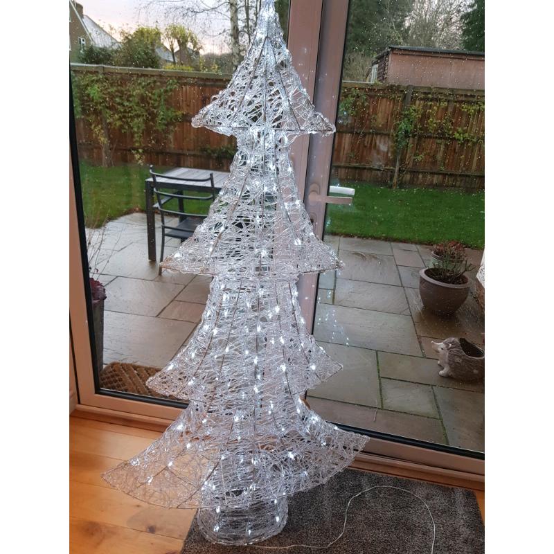 Christmas tree with lights