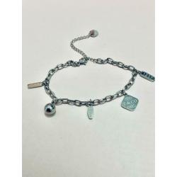 Ladies Silver Charm Bracelet