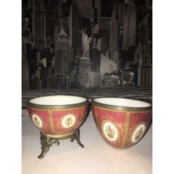 Past Times Porcelain Egg Trinket Box