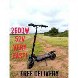 Off Road Electric Scooter 2600w! 52v 18ah Delivery or Collection