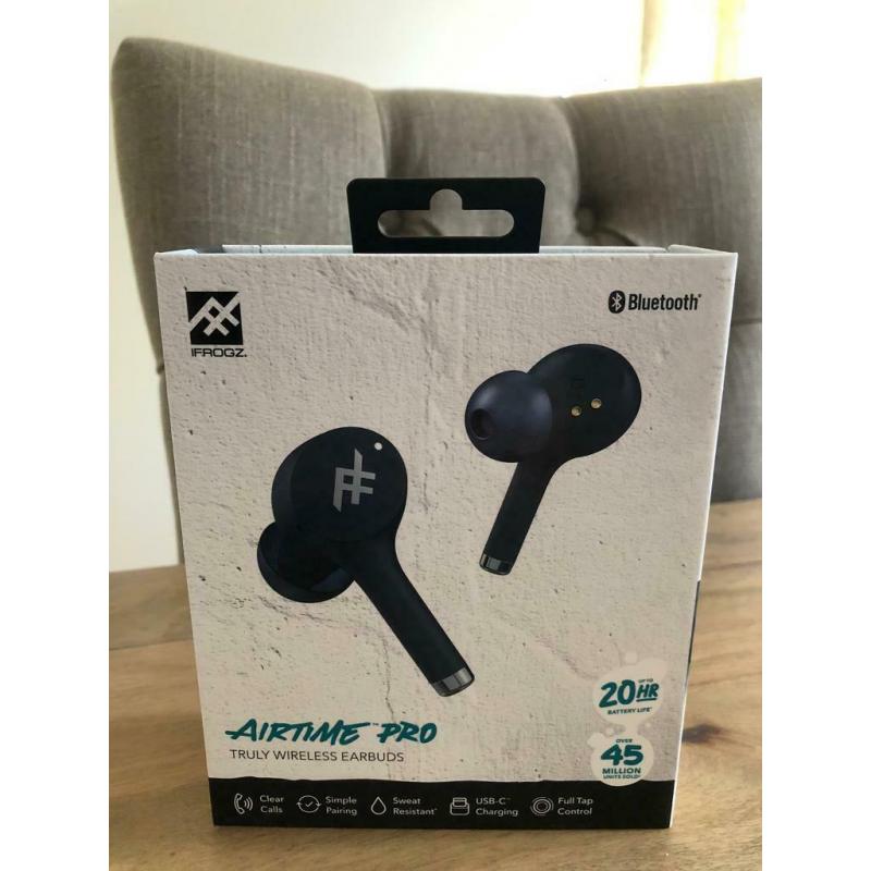 AIRTIME PRO Wireless Earbuds (Brand new)