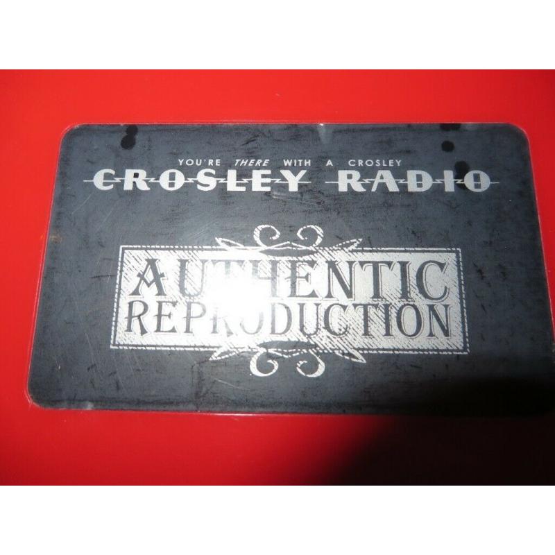 Crosley Red Record Player/Radio