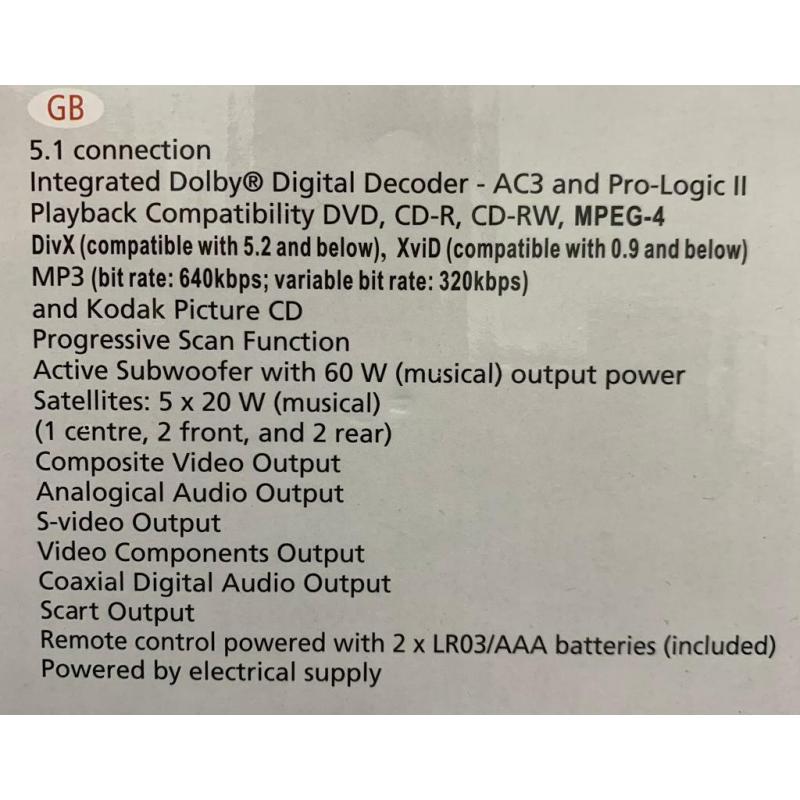 GOWELL HYS 868 HOME CINEMA