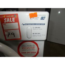 White knight Tumble dryer 77B