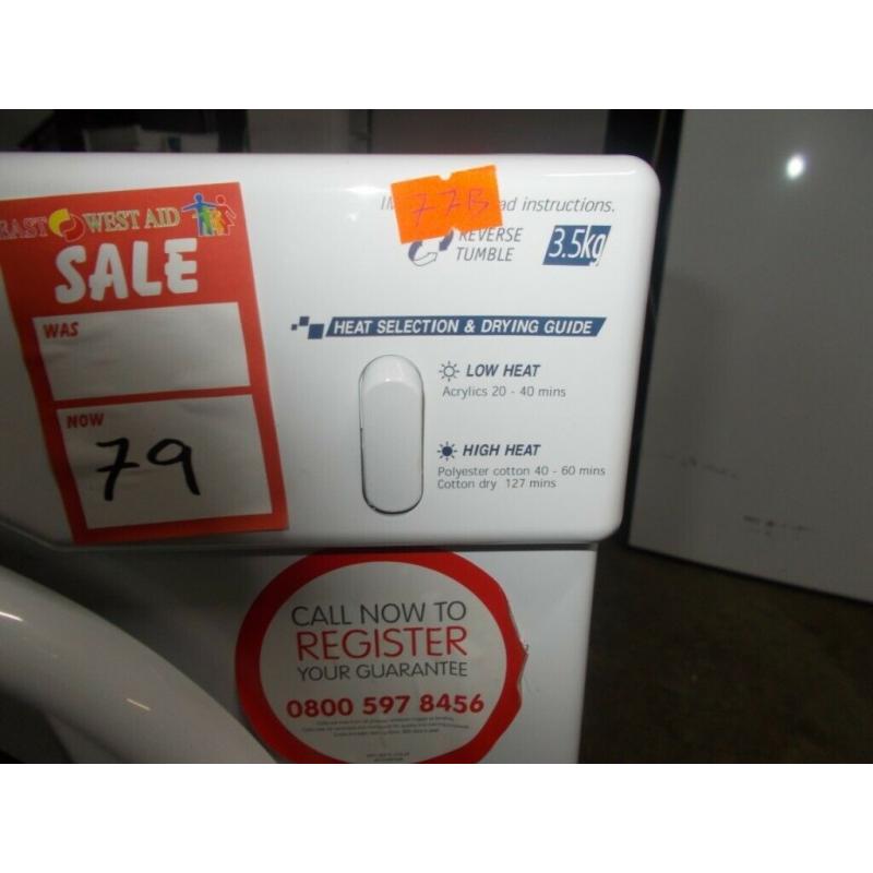 White knight Tumble dryer 77B