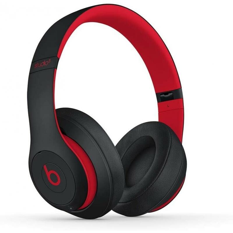 Beats Studio3 Wireless Noise Cancelling Over-Ear Headphones ( Black and Red)