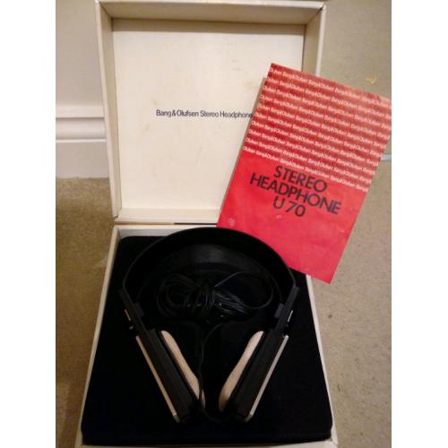 Bang and Olufsen U70 Stereo Headphone