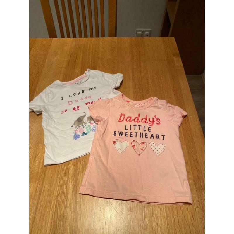 Girls T-shirts 6-9 Months